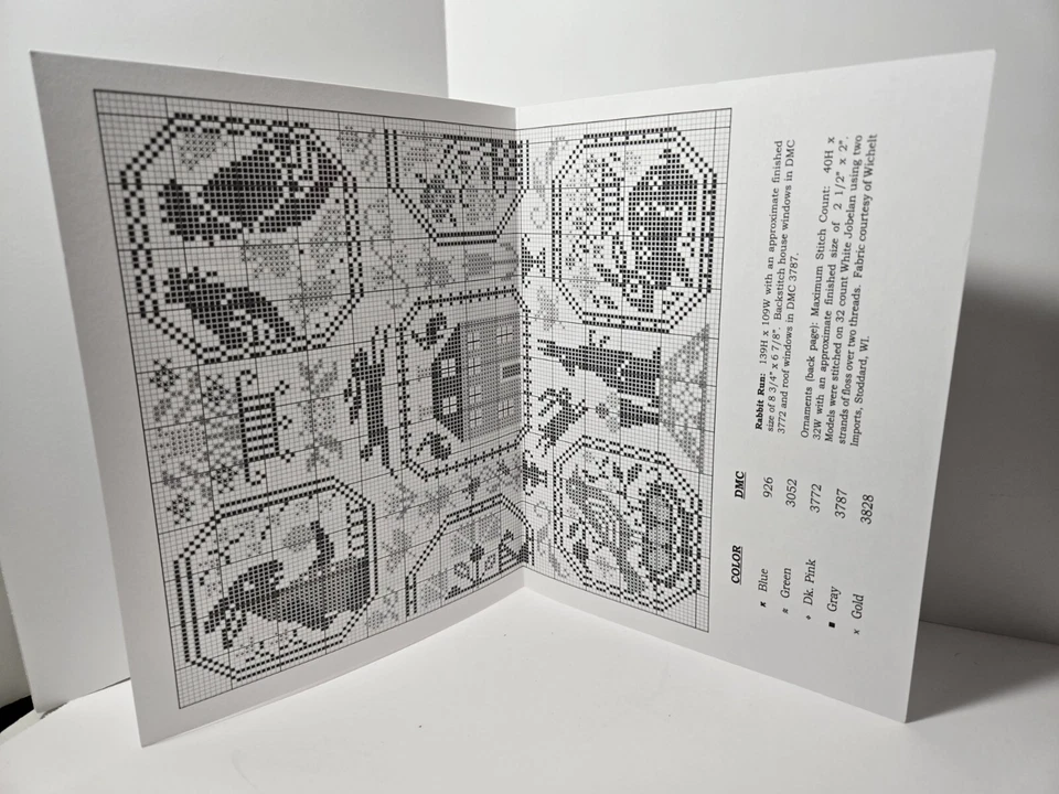 The Prairie Schooler Rabbit Run Book No. 194 Cross Stich Pattern - Image 3 of 4