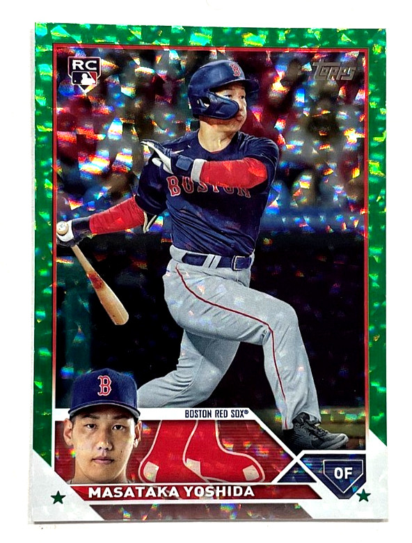 Masataka Yoshida 2023 Topps Series 2 #471 RC 270/499 Green Foil Red Sox