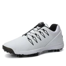 Breathable Golf Trainers Shoes Men Outdoor Anti Slip Spikless Golfing Sneakers