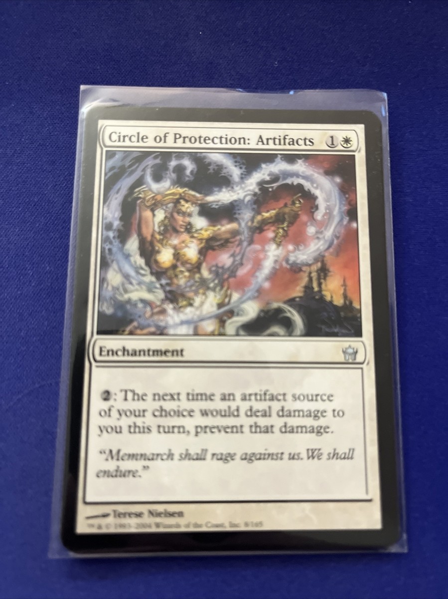 cards that protect artifacts mtg 1x Circle of Protection: Artifacts MTG Fifth Dawn NM Magic Regular