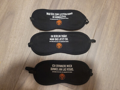 Jägermeister Schlafmaske schwarz Party Städtereisen