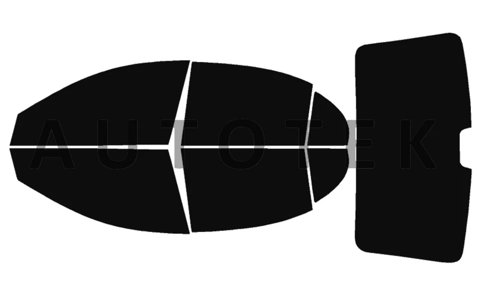 Película de ventana precortada en todos los lados cualquier tono % para Kia Rio sedán 2006-2011 Foto 2 de 4