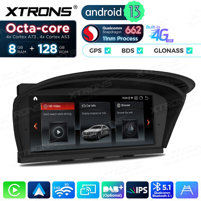 2K 8.8'' IPS Android Autoradio für BMW E60 E90 E91 E92 CIC CarPlay NAVI 8+128GB