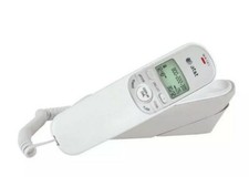 AT T TR1909 Trimline Corded Phone with Caller ID, White