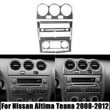 For Nissan Altima Teana 2008-2012 Soft Carbon Fiber Central Control Set Trim 4X
