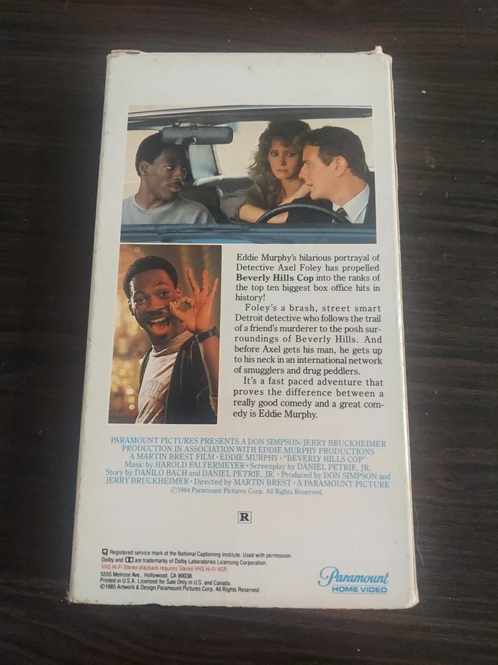 Beverly Hills Cop (1984, VHS) EDDIE MURPHY Foto 2 de 3