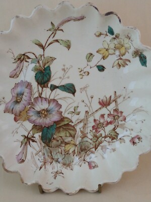 Vintage, S Handhahn und Söhne, antike Schale, Flora Muster
