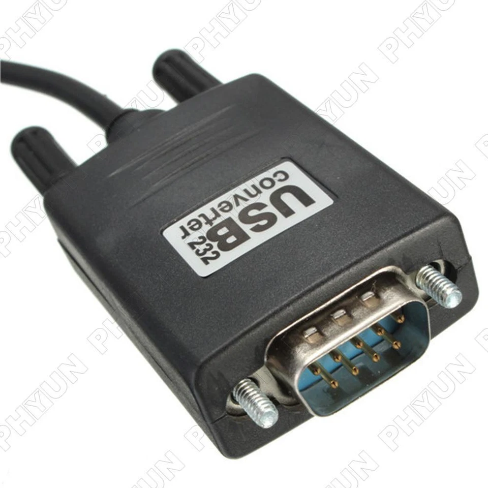 1X USB 2.0 Male to RS232 Serial DB9 9 Pin Adapter Cable For Computer PC Laptop - Image 4 of 4
