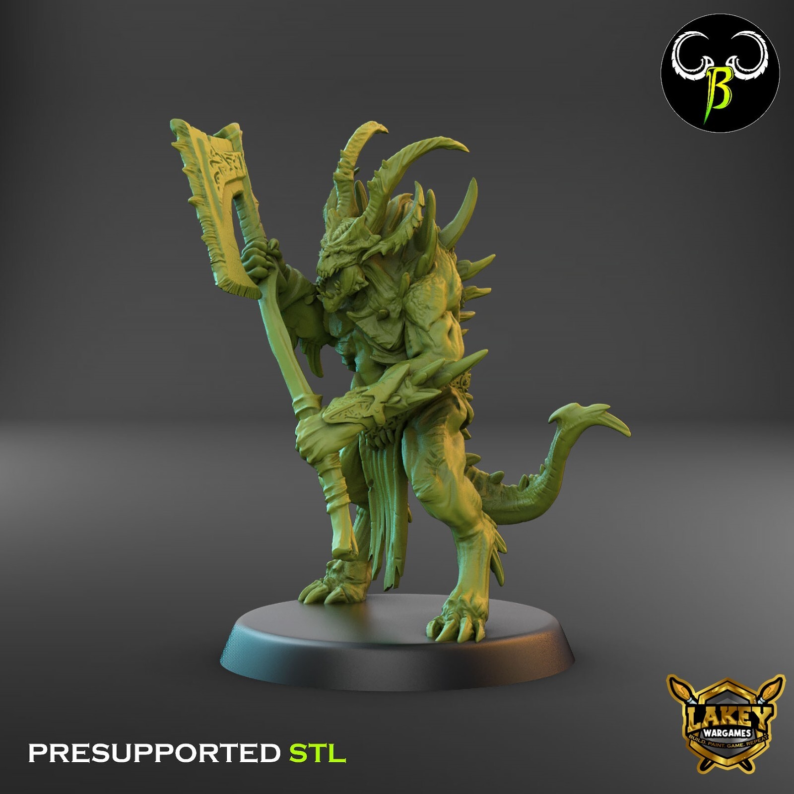 Gore Breakers | Daemon | 3D Printed Miniature | Clay Beast Creation |