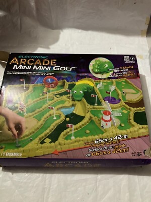 **READ-MISSING PIECES** ELECTRONIC ARCADE MIN MINI GOLF GAME MERCHANT AMBASSADOR