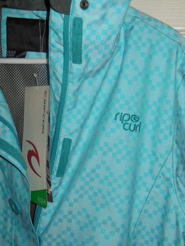WOMEN'S RIP CURL 5K RIDER AQUA BLUE SNOWBOARD SKI JACKET NEW WITH TAGS SZ LARGE - Picture 4 of 11