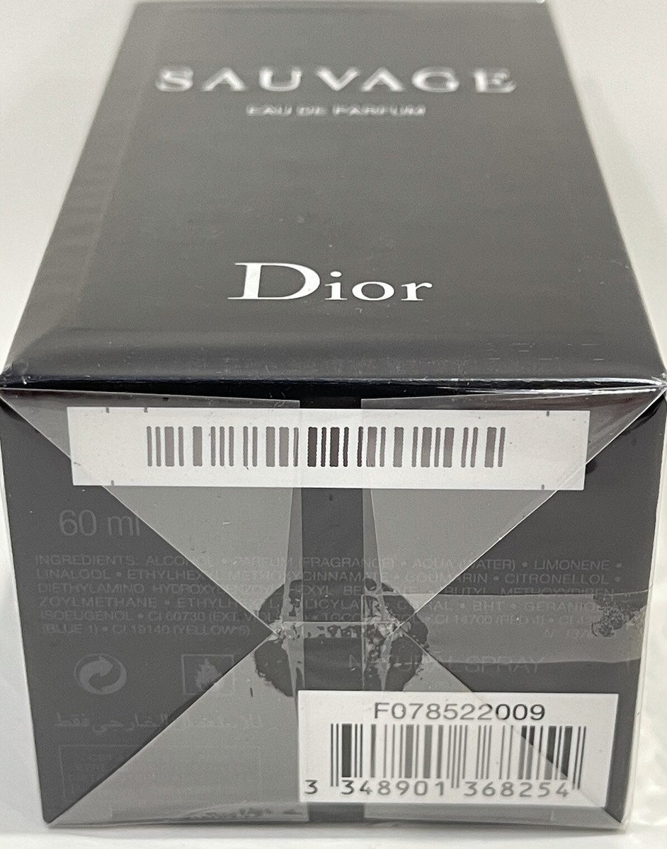 Sauvage Dior For Men 2oz Edp Spray New In Box 100% Authentic