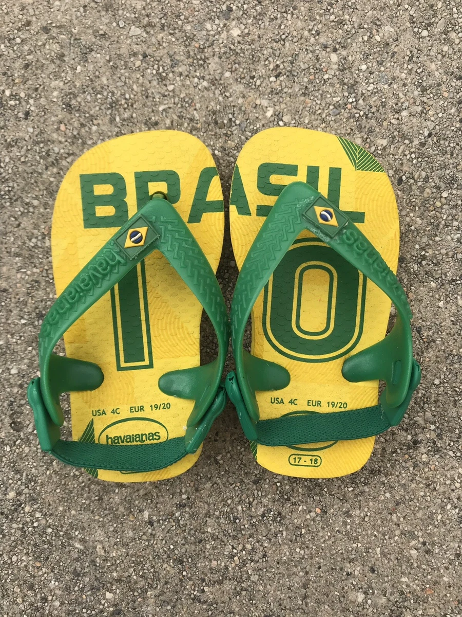 Green and yellow havaianas clearance