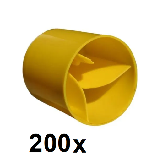 100 Pack Black Star Picket Caps Triangular Caps Fencing Y Post Steel Post Star - Picture 26 of 27
