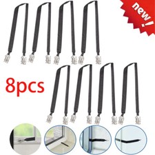 8Pcs Door/Window Pass Through Flat Coaxial Cable SO239 UHF Female to UHF Female