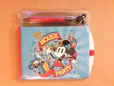RARE BLOC NOTES MICKEY DISNEYLAND / WORLD'S BIGGEST MOUSE PARTY / NEUF BLISTER
