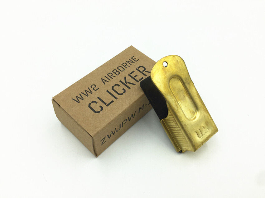 Replica WWII Brass Clicker D-Day Cricket