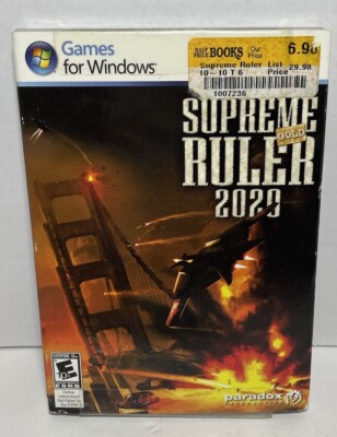 Supreme Ruler 2020 Gold PC 2009New Sealed