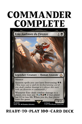 Ezio Auditore da Firenze ASSASSINS Magic MTG Custom Commander Deck | eBay