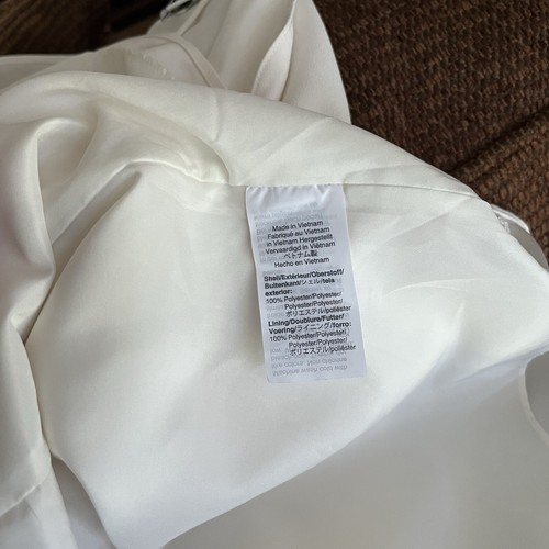 J by J. Crew Cami Women's Size 22 Ivory Scalloped Camisole Tank Top Corpcore - Picture 7 of 9