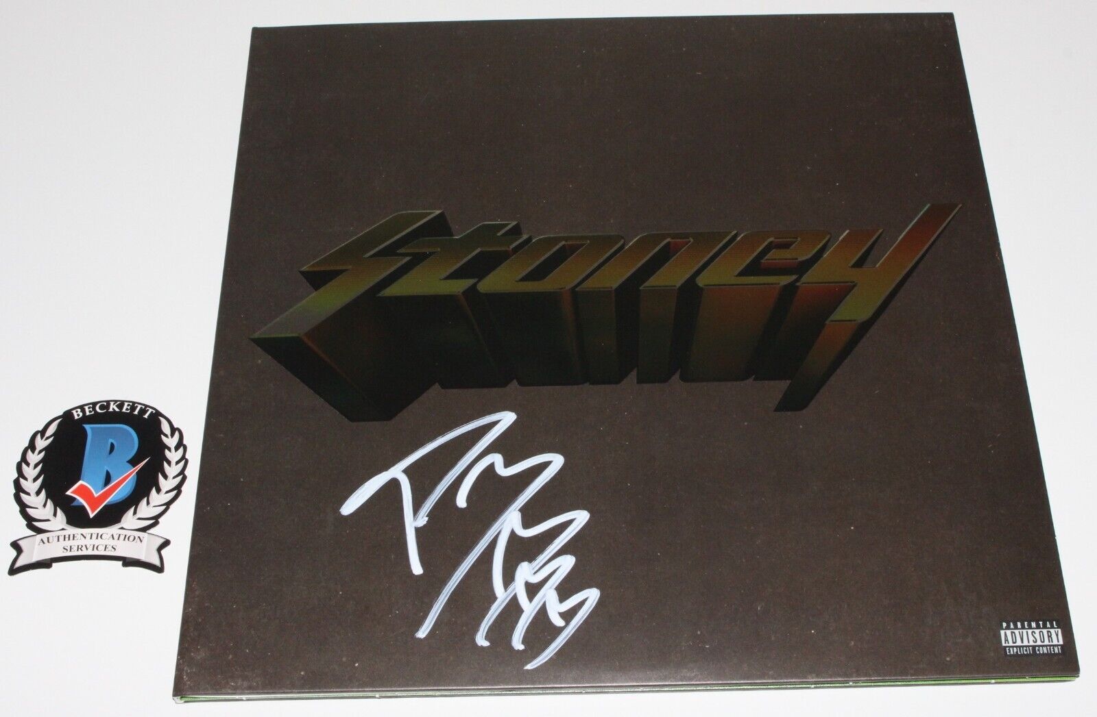 Post Malone Signed 'Rockstar' 12 Single UO Exclusive Vinyl Album ACOA  Beerbongs