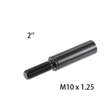 2" Aluminum M10x1.25 Shift Knob Extender Extension Lever Gear Manual Shifter Rod
