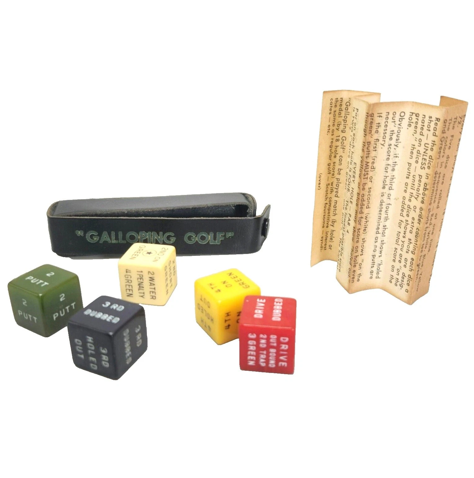 1 player Sports Dice Vintage Manufacture Board & Traditional Games