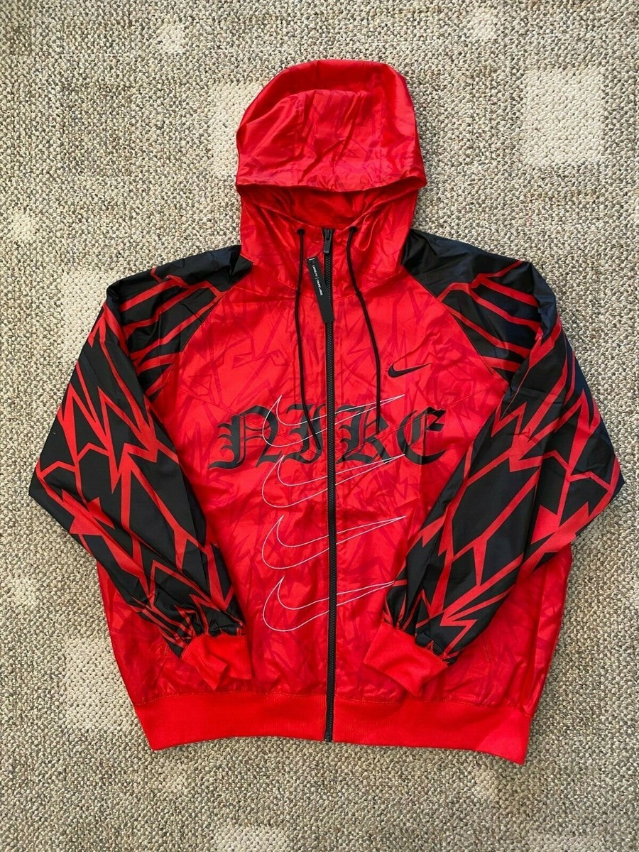 Nike Sportswear Mens Tattoo Hooded Woven Windrunner Jacket