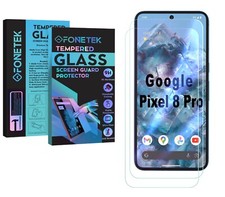 2x Fits Google Pixel 8 Pro TEMPERED GLASS Clear Screen LCD Protector Guard Cover