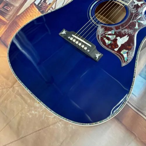 RARE Blue Dove Acoustic Guitar 6string Top Solid Spruce NO EQ Binding Inlay F/S