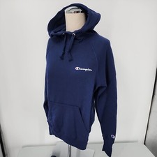 NEW Champion Womens Size XS Navy Blue Powerblend Fleece Hoodie Sweatshirt NWT