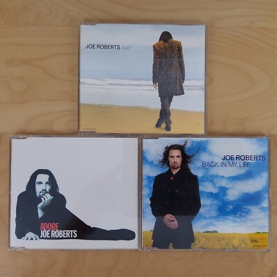 3 x JOE ROBERTS CD SINGLE BUNDLE LOVER ADORE BACK IN MY LIFE FREE P&P 