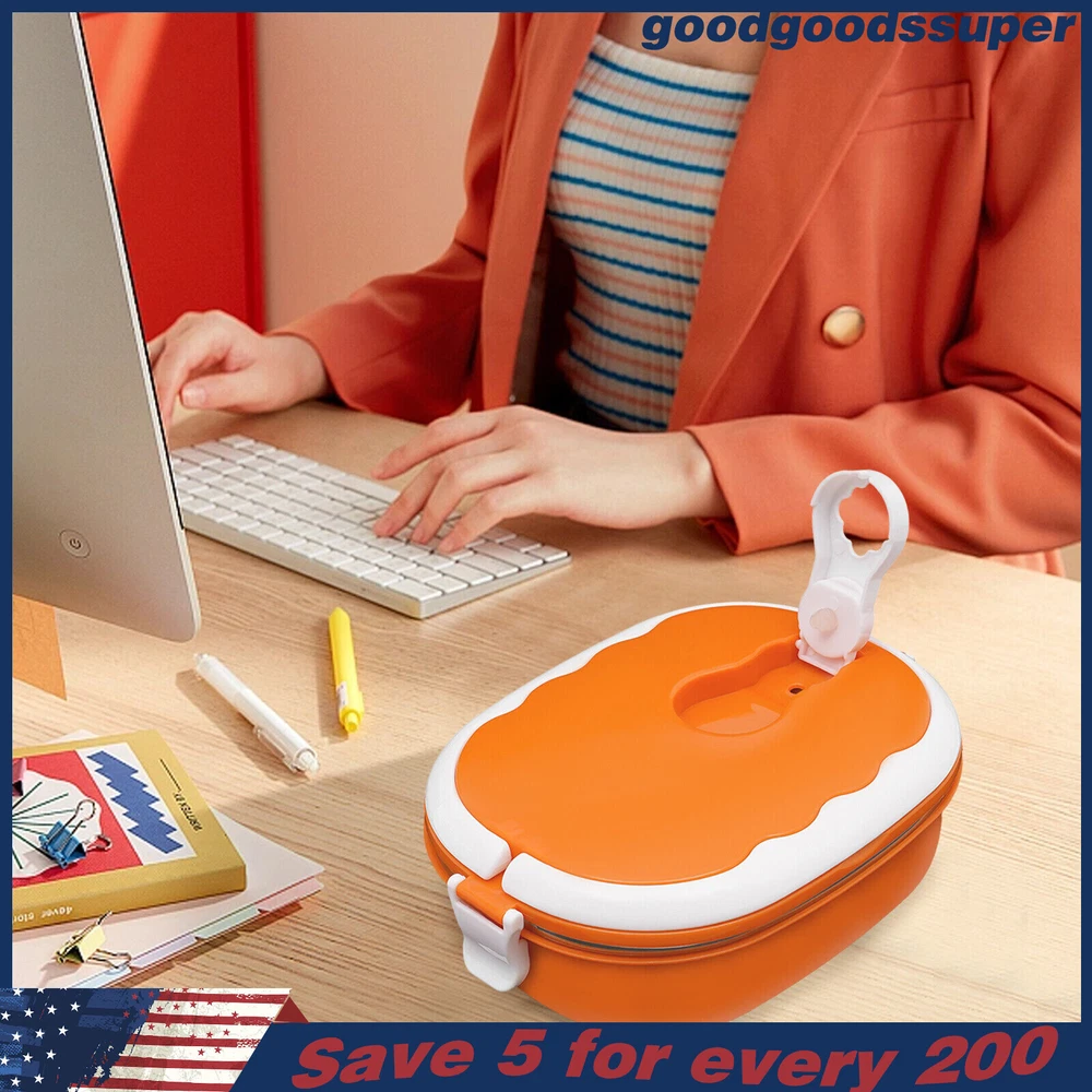 Lunch Box 0.9L/30.4oz Warmer Bento Box Portable Food Container Stainless Steel Lunch Box 0.9L/30.4oz Warmer Bento Box Portable Food Container Stainless Steel