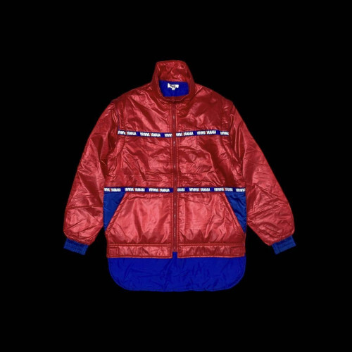 vintage】90s YAMAHA Set up Racing Jacket Red Blue Detachable vintage】90s YAMAHA Set up Racing Jacket Red Blue Detachable