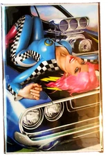 ARCHIE COMICSHOT ROD RACING BLUE BLOWN CHALLENGER DODE HEMI LTD ED X54