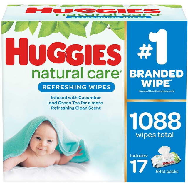 huggies natural care refreshing baby wipes