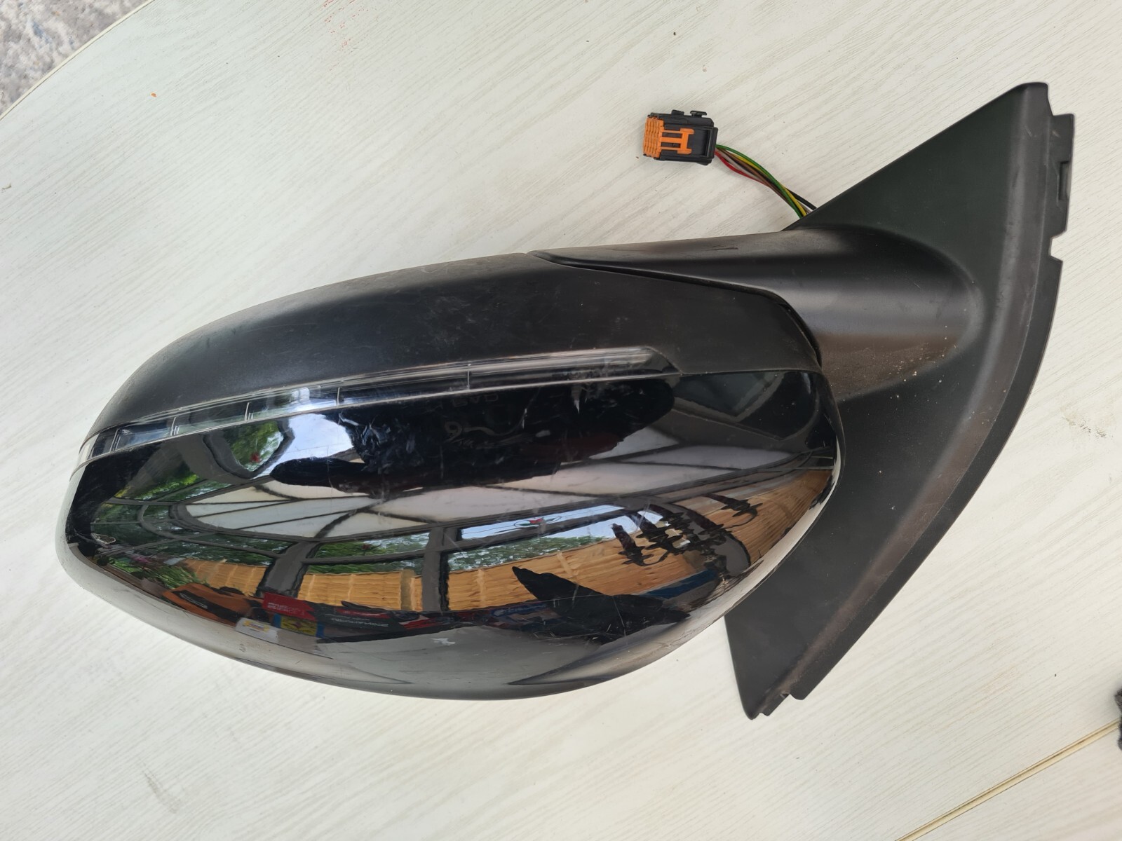 14-17 PEUGEOT 308 LEFT SIDE WING MIRROR BLACK 98088641XT | eBay