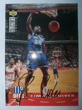 Isaiah Rider 1994-95 GOLD Signature Collectors Choice GERMAN NBA Card #181 NMM