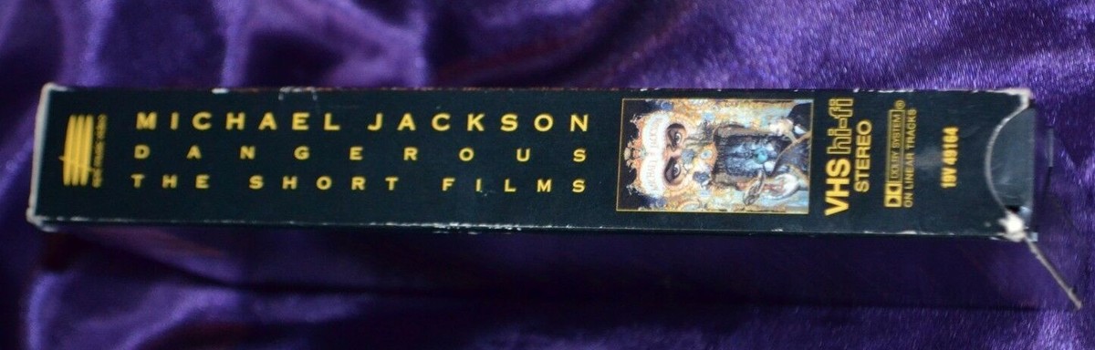 RARE MICHAEL JACKSON Dangerous (The Short Films) VHS HI-FI