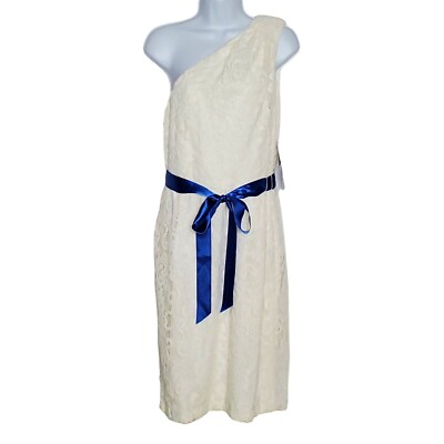 white christmas dresses Maria-Hand-Embroidered One Shoulder Lace Gown – ILA Official main image 0