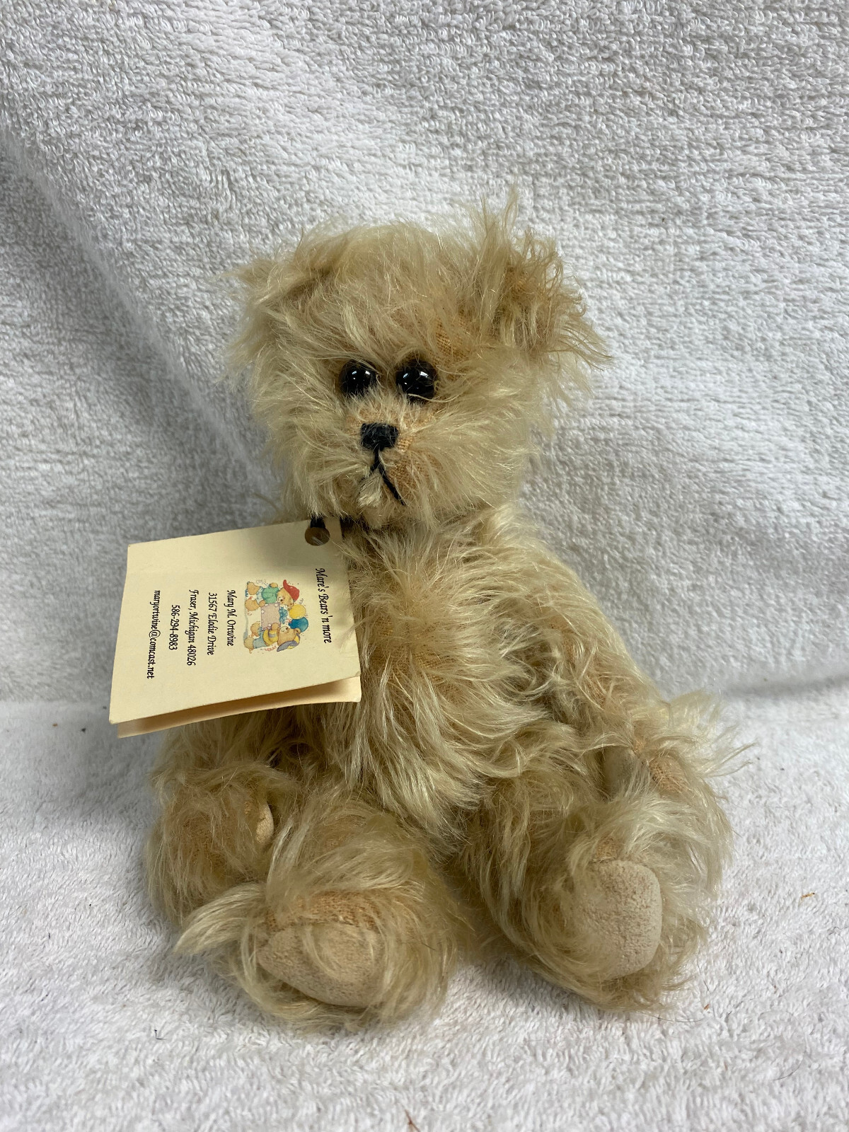 Mare's Bears 'n More SAM artist teddy bear Mary Ortwine 2002 eBay