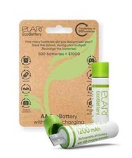 ELARI EcoBattery - rechargeable battery AA 2 pack Li-ion battery USB Charging 2.75 per battery