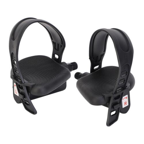 Exercise Bike Pedal with Straps Widened Straps Quick Release Quick Installation