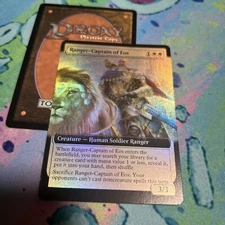 Ranger-Captain Of Eos Extended Art Foil Play Test Mtg Card