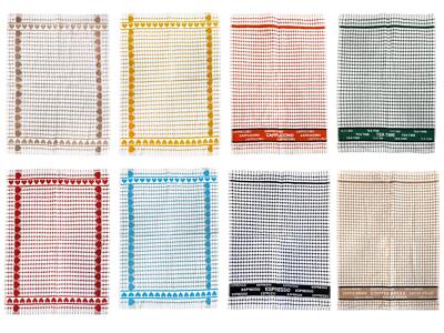 100% Baumwolle Geschirrtücher Herz & Cafe Küche Trocknen Deko T Handtuch (3er Pack)