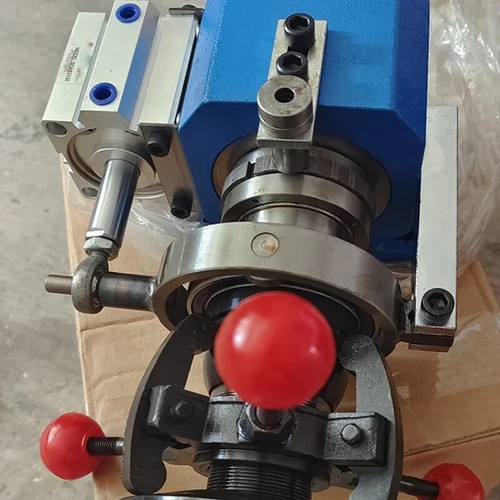 Spindle Type Rotary Pneumatic Clamp Base Collet Small Machine Tool Headstock - 第 2/8 張圖片