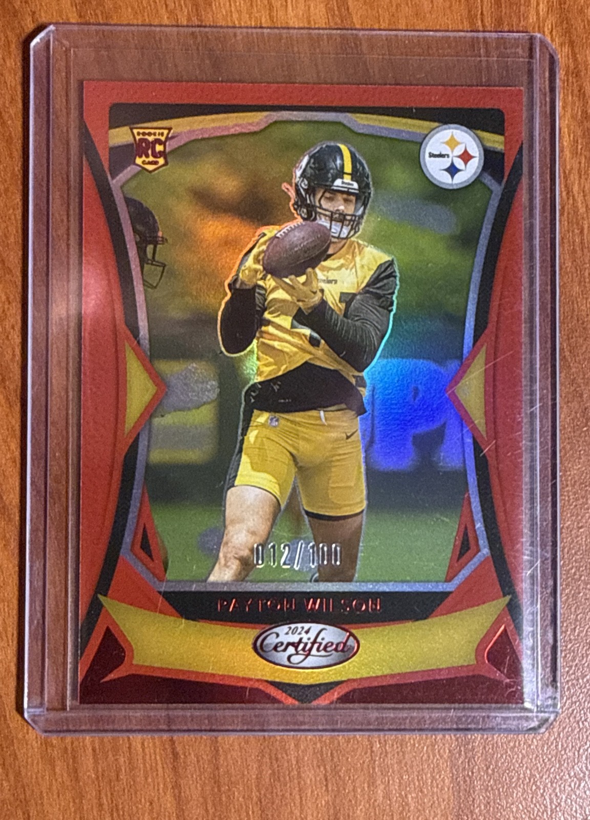 Payton Wilson Panini Certified #173 Red Mirror