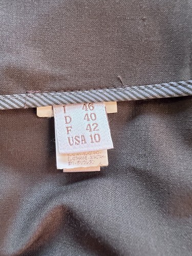 Brunello Cucinelli Virgin Wool Lycra Pants Size 10 Made In Italy Quiet Luxury - Picture 8 of 9