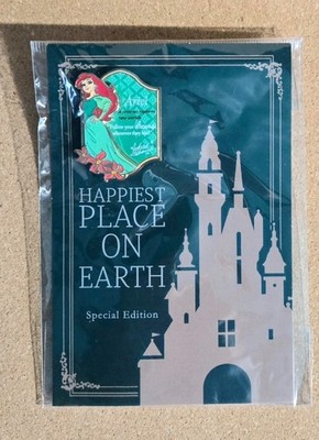 Princess Ariel ''Happiest Place On Earth'' Special Edition Pin From Hong Kong
