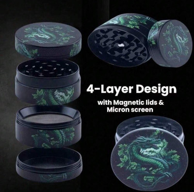   2 Zoll Metall Dragon Design Mehrzweckschleifer, 4-lagiges Zinklegierungswerkzeug  